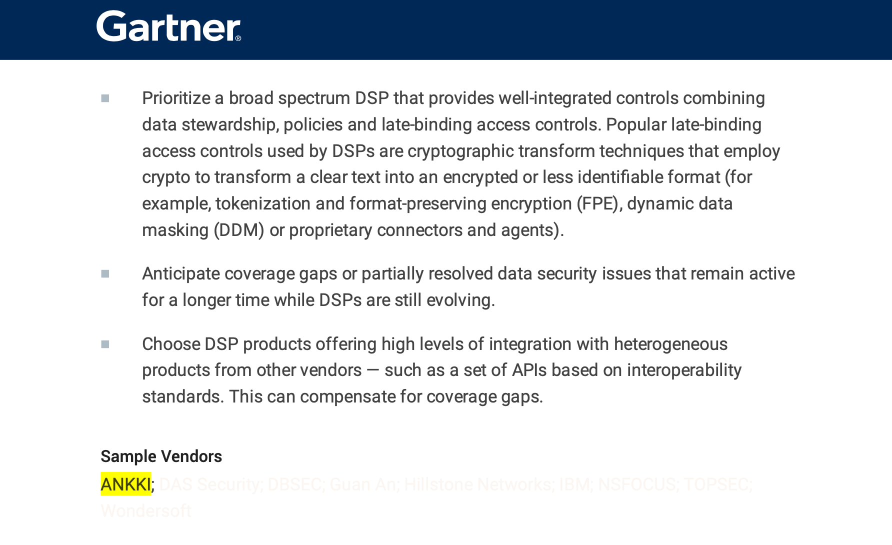 昂楷數據安全綜合治理平臺 DSP 進入 Gartner Hype Cycle for Security in China 報告
